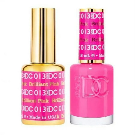 DND DC 013 Brilliant Pink Gel & Matching Polish Set - DND DC Gel & Lacquer | Walmart (US)