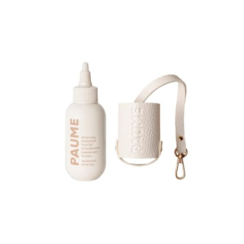 PAUME Sanitize On The Go: Antibacterial Hand Gel 3oz & The Voyager Pouch - Vegan Leather Travel Bottle Holder, Silicon & Paraben Free, No Artificial Fragrances | Amazon (US)
