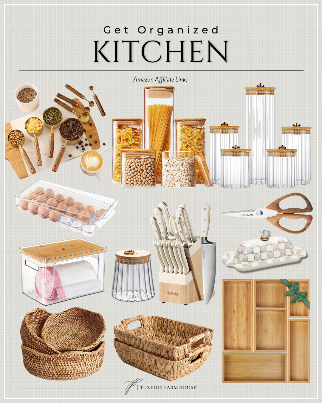 Amazon - Get Organized - Kitchen

These kitchen organizers will help you keep everything in its place. Say goodbye to clutter! #KitchenOrganization

Seasonal, home, organize, dividers, cookware, utensils, kitchen 

 #LTKSeasonal #LTKHome #LTKSaleAlert