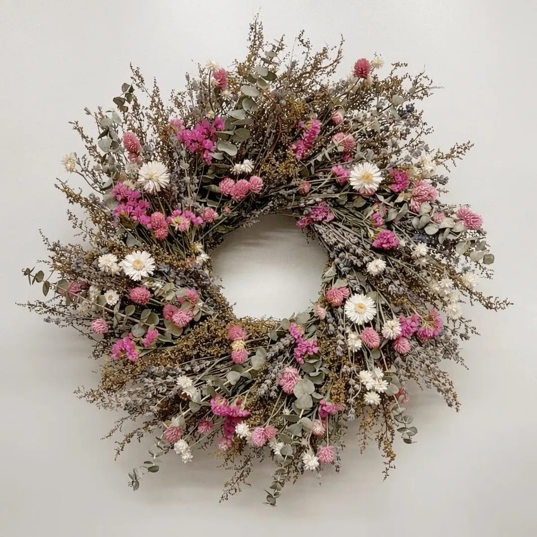 Vancortlandt Farms Spring Summer Eucalyptus Mother’s Day Pink Lavender Natural Everlasting Flow... | Etsy (US)