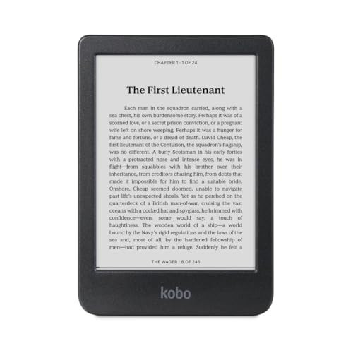 Kobo Clara BW | eReader | 6” Glare-Free Touchscreen with ComfortLight PRO | Dark Mode Option | Audiobooks | Waterproof | 16GB of Storage | Black | Amazon (CA)