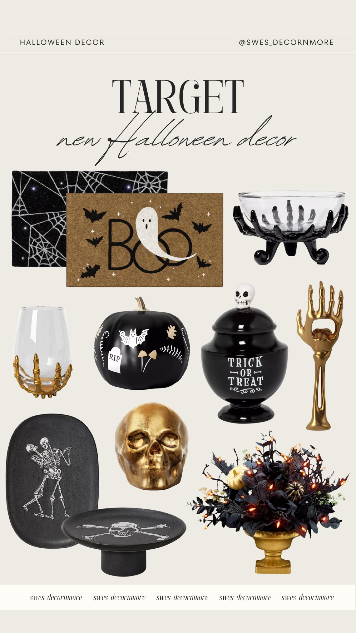 Target New Halloween Finds: Spruce up your space with these new Target Halloween finds! I love the cute outdoor rugs and skeleton-themed platters. Perfect for adding a spooky touch this season!

#LTKHome #LTKStyleTip #LTKSeasonal