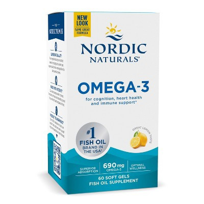 Nordic Naturals Omega-3 Softgels Dietary Supplement - 60ct | Target