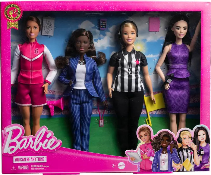 Set of 4 Barbie® You Can Be Anything Dolls | Nordstrom