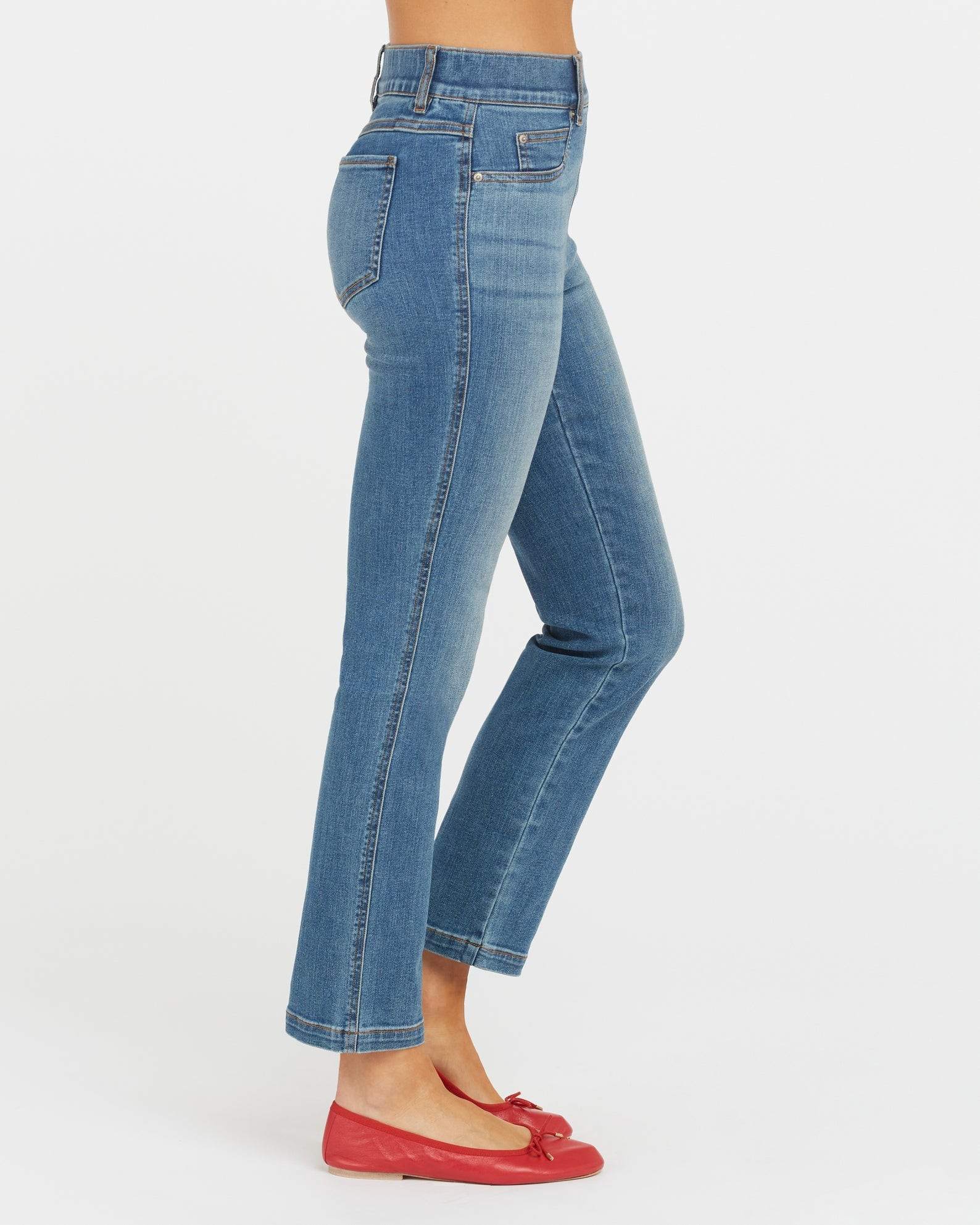 Ankle Straight Leg Jeans, Vintage Indigo | Spanx
