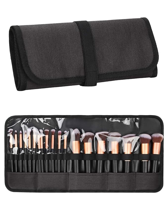 OCHEAL Makeup Brush Holder,Makeup Brush Organizer,Travel Makeup Brushes Bag Cosmetic Bags Pouch f... | Amazon (US)