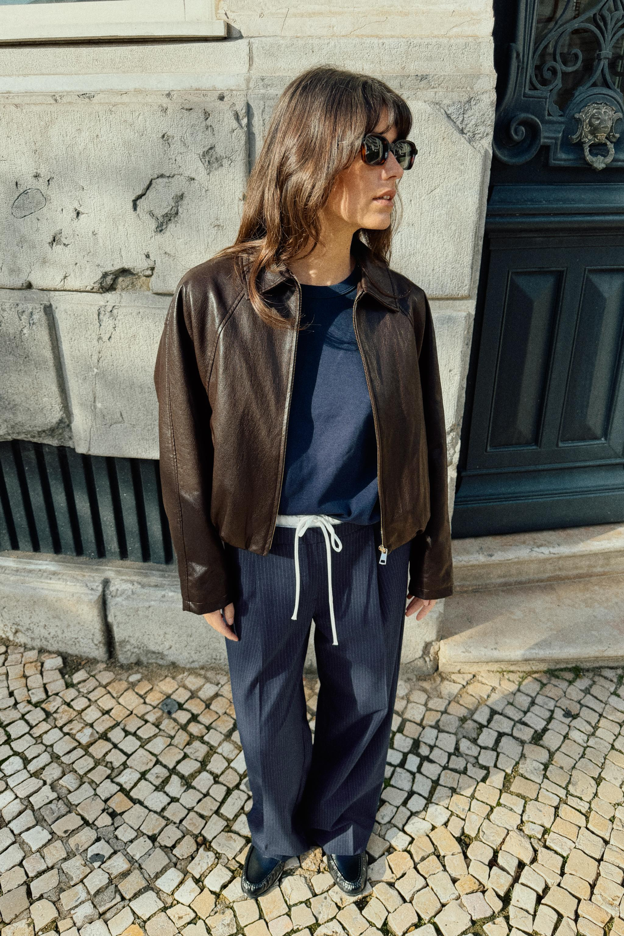 DOUBLE WAISTBAND WIDE-LEG PANTS | Zara US