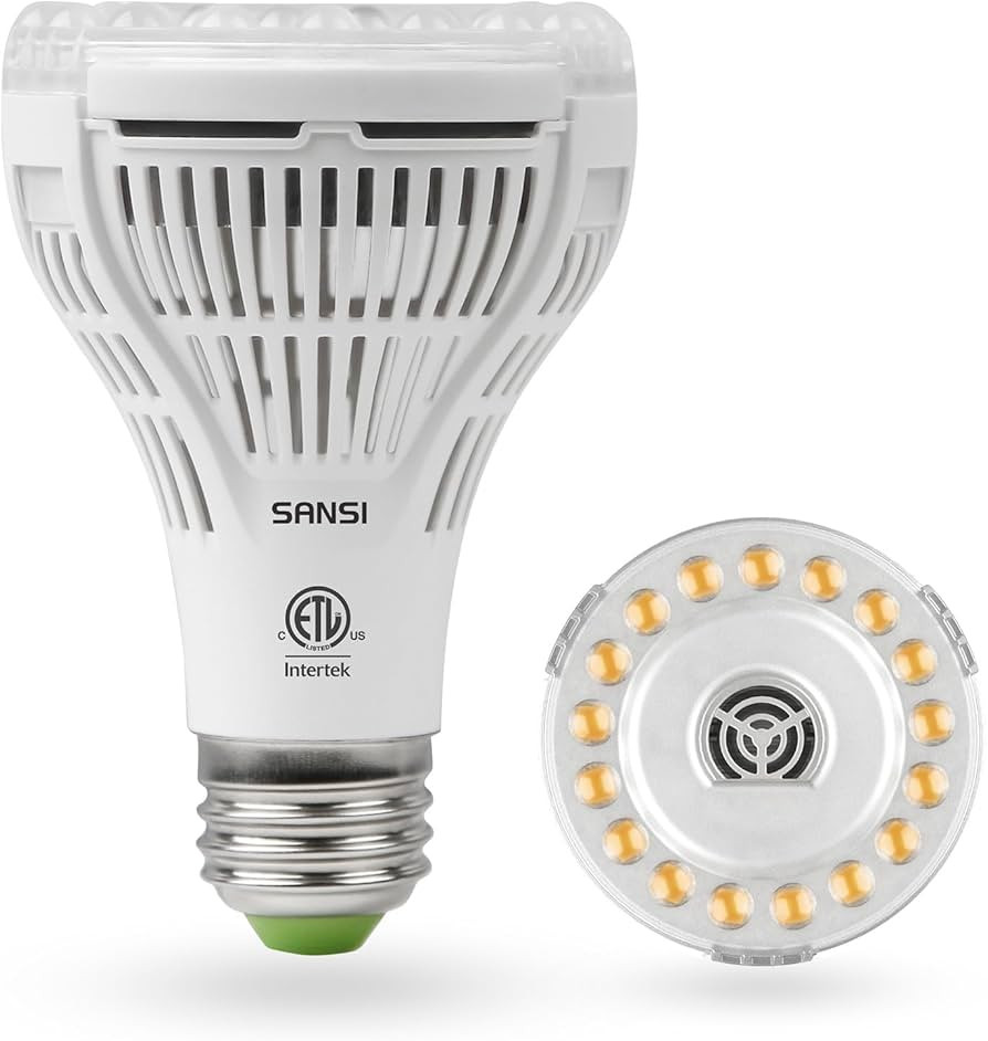 SANSI Grow Light Bulb with COC Technology, Full Spectrum 15W Grow Lamp (200 Watt Equivalent) with... | Amazon (US)