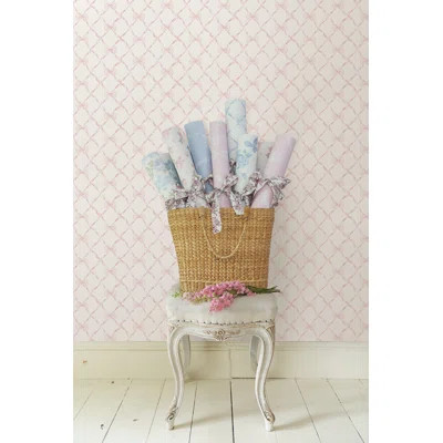 Ribbon Trellis 33' L x 20.5" W Wallpaper Roll | Wayfair Professional