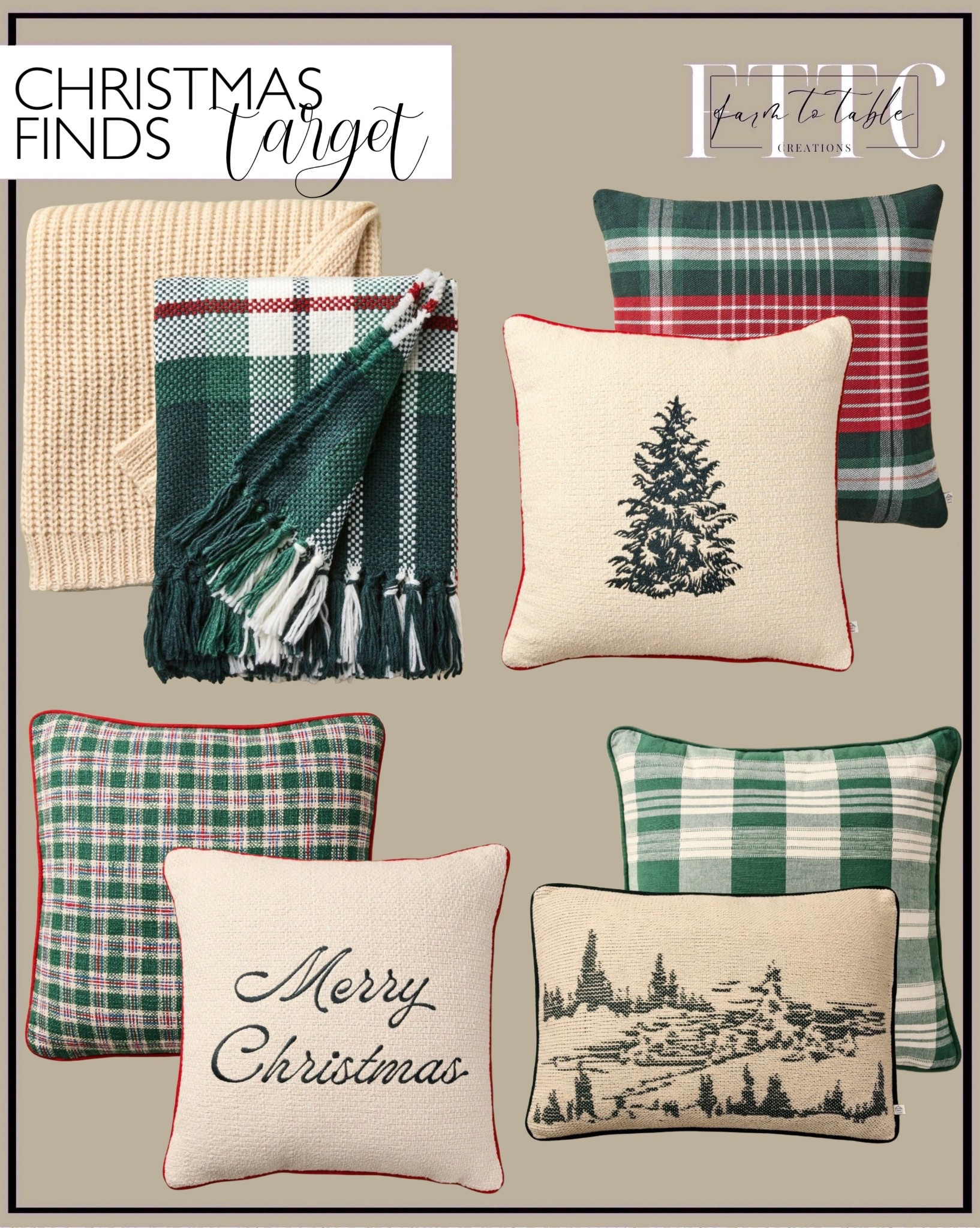 Hearth & Hand with Magnolia Christmas Pillows & Throws – Launching October 5th

Follow @farmtotablecreations on Instagram for more curated seasonal home finds.

The Hearth & Hand with Magnolia Christmas launch hits Target on October 5th, and these plaid pillows and cozy throws are holiday perfection. The mix of deep greens, soft creams, and classic red accents creates that nostalgic Christmas charm we all love. Perfect for layering on sofas, benches, or beds for a festive yet timeless holiday look.

#targetchristmas #hearthandhand #magnolia #targethome #christmasdecor #christmaspillows #holidayhome #targetfinds #holidaystyle #targetlaunch #christmasblanket #holidaydecor


#LTKHome #LTKFindsUnder50 #LTKSeasonal