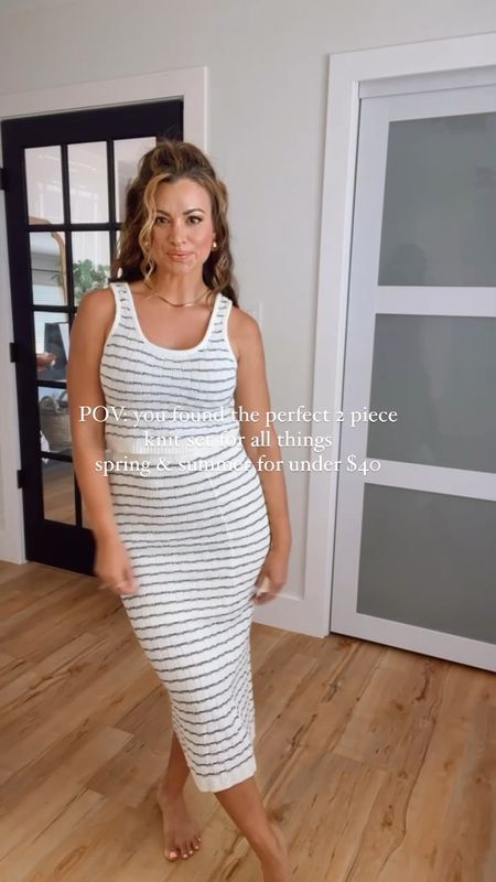 This Two piece knit set is perfect for all things spring and summer! It's currently on sale for under $40

I'm wearing a size small 

Skirt is lined and material is breathable!!

Kohls
Summer outfit 
Midi length skirt 
Spring outfit
Mothersday
Vacation outfit 
Resort 
Date night 
Sandals 
White dress 

#LTKsalealert #LTKfindsunder50 #LTKstyletip