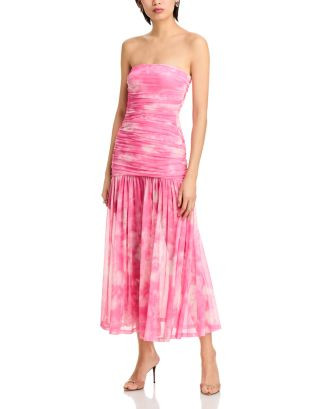 Solana Printed Mesh Maxi Dress | Bloomingdale's (US)