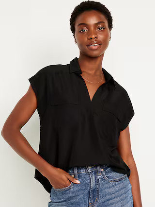 Dolman-Sleeve Utility Top | Old Navy (US)