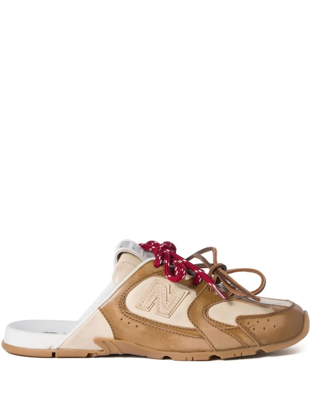 Miu Miu x New Balance Mules  | Brown | FARFETCH | Farfetch Global