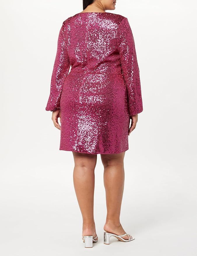 The Drop Women's Helena Sequin Wrap Dress | Amazon (US)