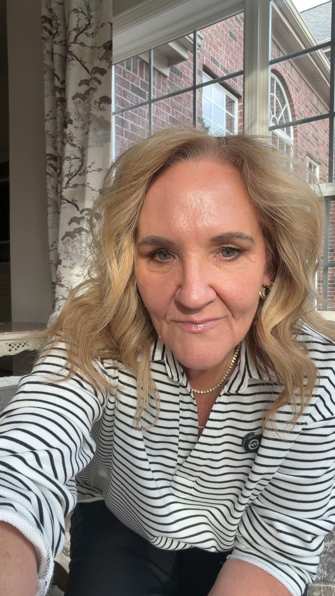 Amazon top size medium. It’s a midweight French Terry.
Endless pants by Athleta are 30% off. It’s a great time to pick up a new color or try the style. They’re perfect for travel work at leisure and still look put together. I’m wearing a size 8 petite.
I’m rediscovering my Adidas sambas. I love the crisp lines and simple black-and-white.

Linking a few of the favorite things that were shared at the Galentine’s lunch today

#LTKValentine #LTKSaleAlert #LTKOver40