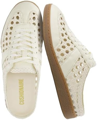 CUSHIONAIRE Buffy Woven Slip On Backless Sneaker Mules for Women | Amazon (US)