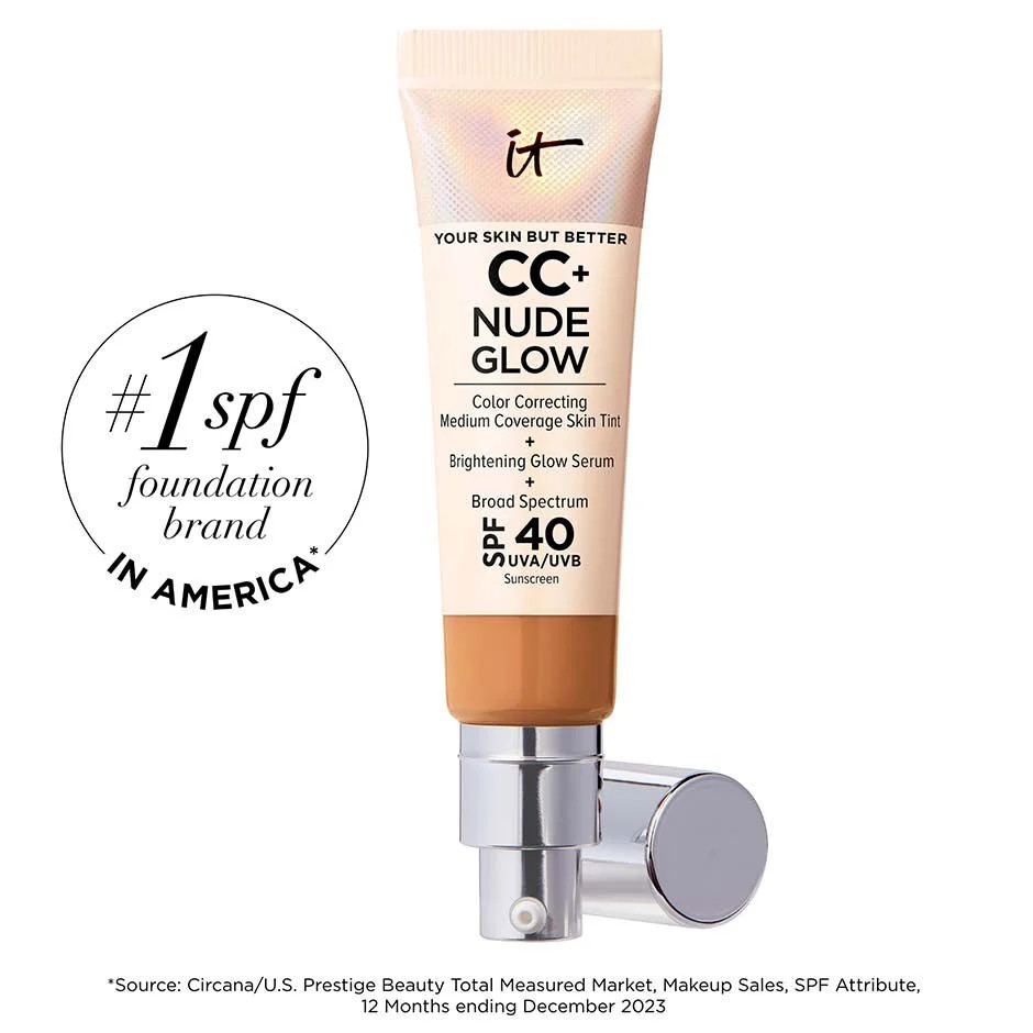 CC+ Nude Glow Lightweight Foundation + Glow Serum with SPF 40 | IT Cosmetics (US)