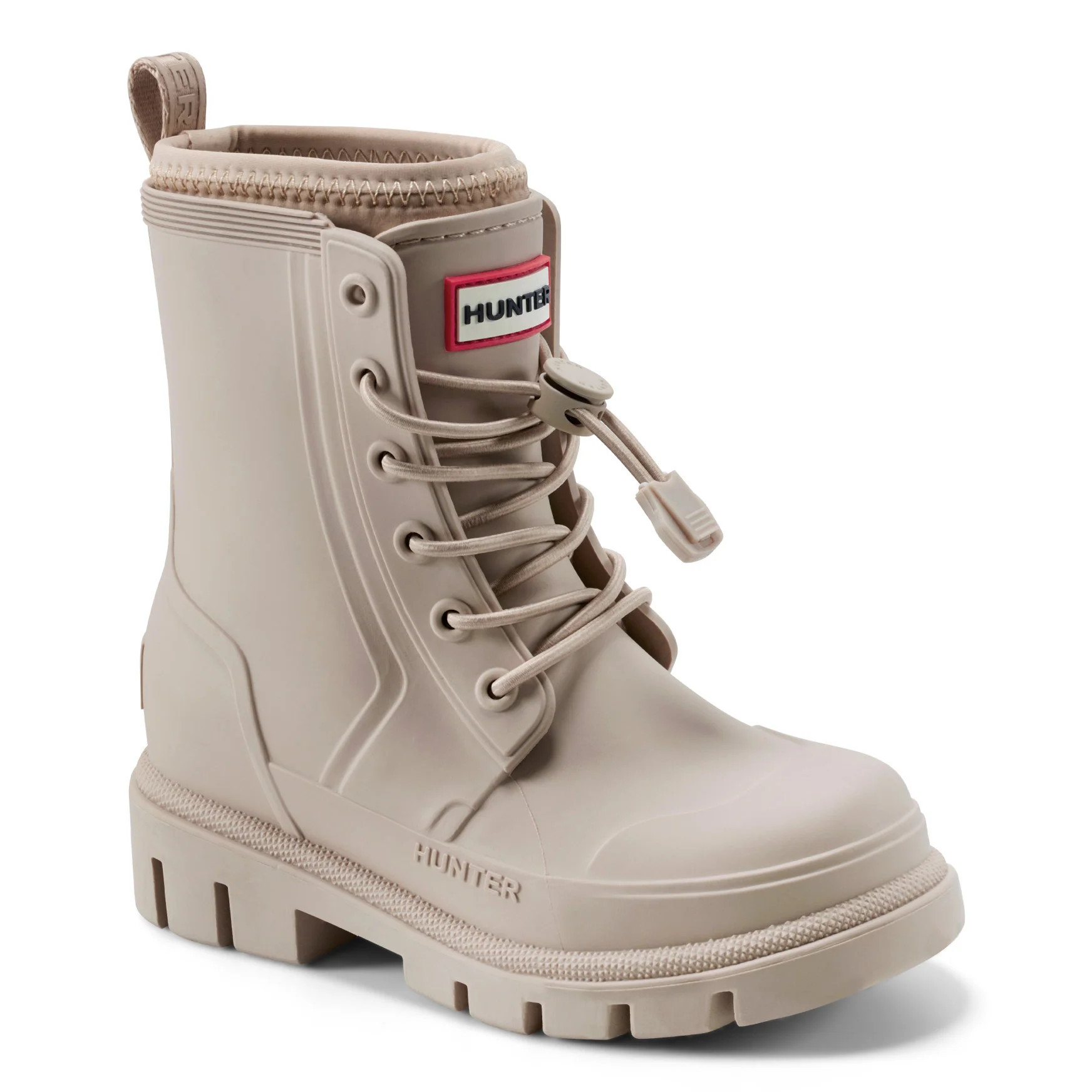 Little Kids Stamp Lace-Up Waterproof Ankle Boots | Hunter Boots