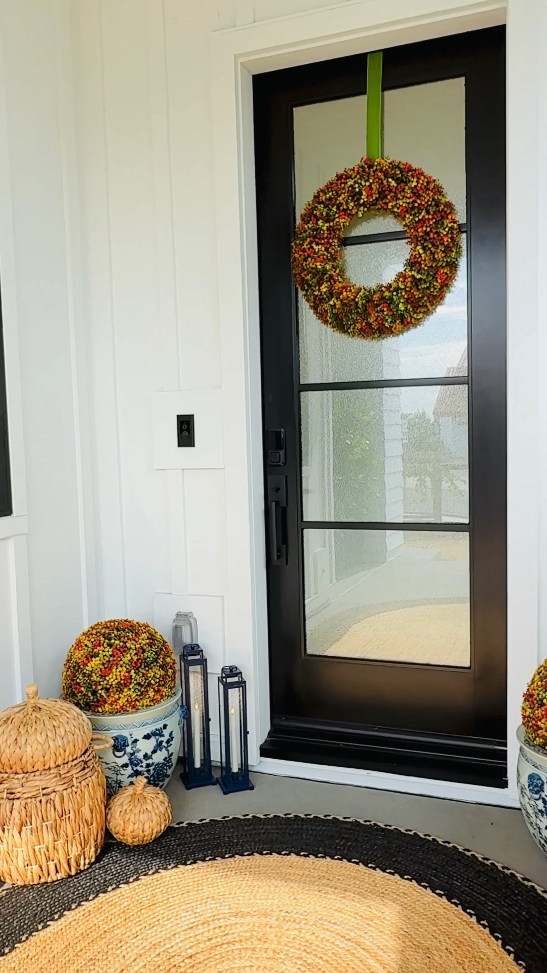 Fall home favorites from @QVC 🍂 
Today’s TSV is the Wicker Park Home Collection and I’m loving the fall wreath + spheres — perfect pop of color and they’re weather-resistant 🙌🏼 Comes in several colors, I have the Harvest Multi  

The taper lanterns are battery-powered, remote + timer included, and so pretty in person. 

QVC always makes shopping simple: great value, quality pieces, and major convenience. Linking everything for you on LTK! 🍁

New Customer codes:
$30 off $60+ purchases for NEW customers - WELCOME30
$10 off $25+ purchases for NEW customers - WELCOME10

#LoveQVC #ad #LTKhome #LTKfinds