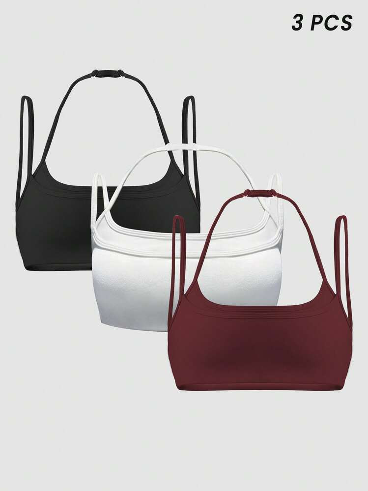 Sodalemon Women Double Layer Adjustable Strap Beautyback Sport Bra | SHEIN