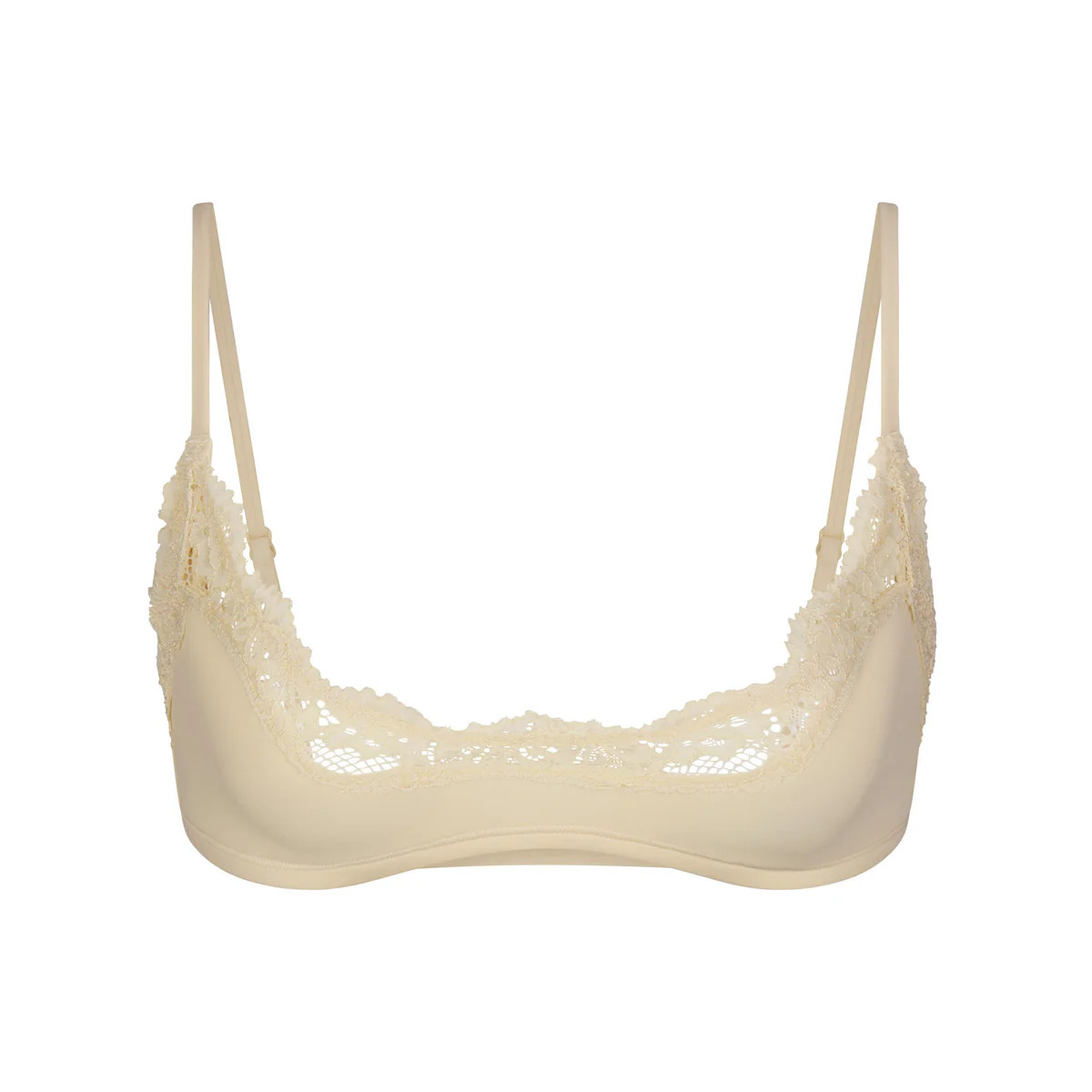 FITS EVERYBODY LACE SCOOP BRALETTE | BUTTER | SKIMS (US)