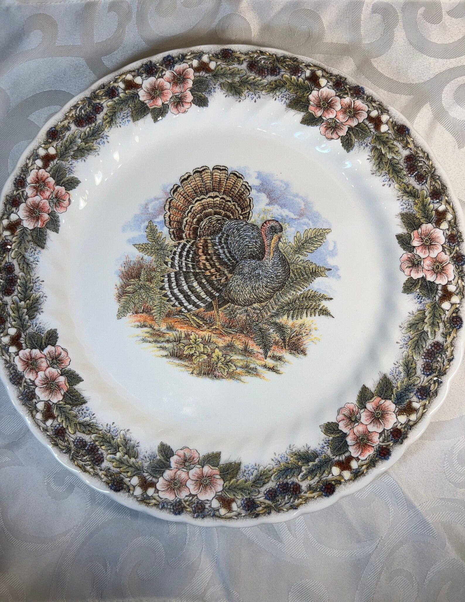 Queens Myott Factory Thanksgiving Turkey Plate Queen's - Etsy | Etsy (US)