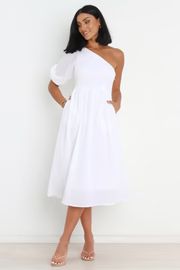 Demetria Dress - White | Petal & Pup (AU)