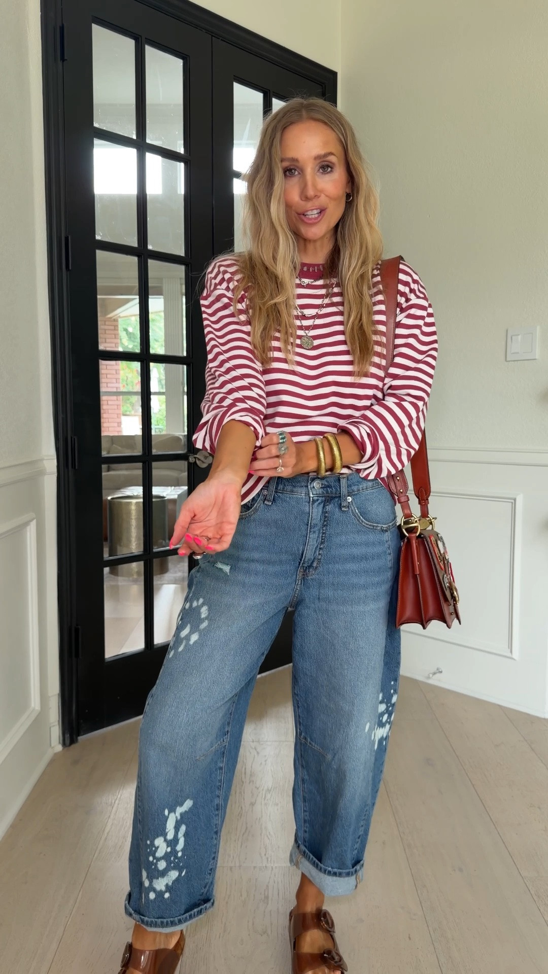 🤍 Head to Toe Walmart outfit but looks soooo similar to Free People! I love the rugby style tee paired with the barrel denim

Wearing size s / my tts 
5’5” | 120 ish lbs

#LTKmomlife #LTKgrwm #LTKootd