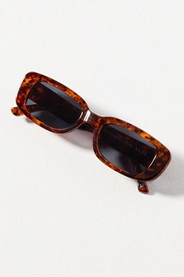 AIRE Ceres Slim Rectangle Sunglasses | Anthropologie (US)