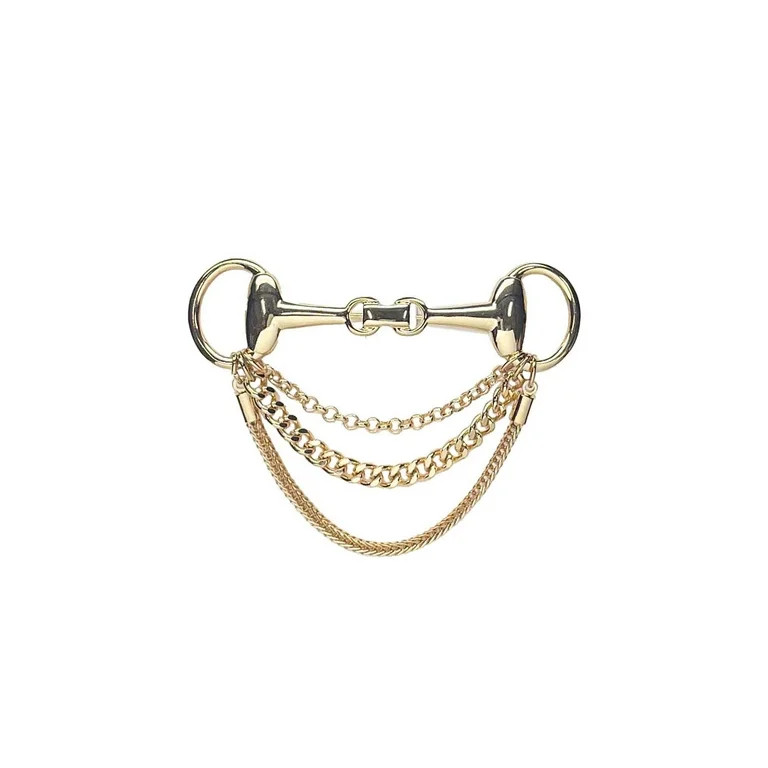 Time and Tru Goldtone Horse Bit Brooch, 1 Piece | Walmart (US)