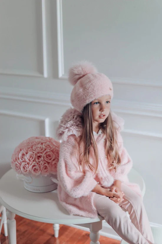 Milana Rose Sweater Coat | petite maison kids