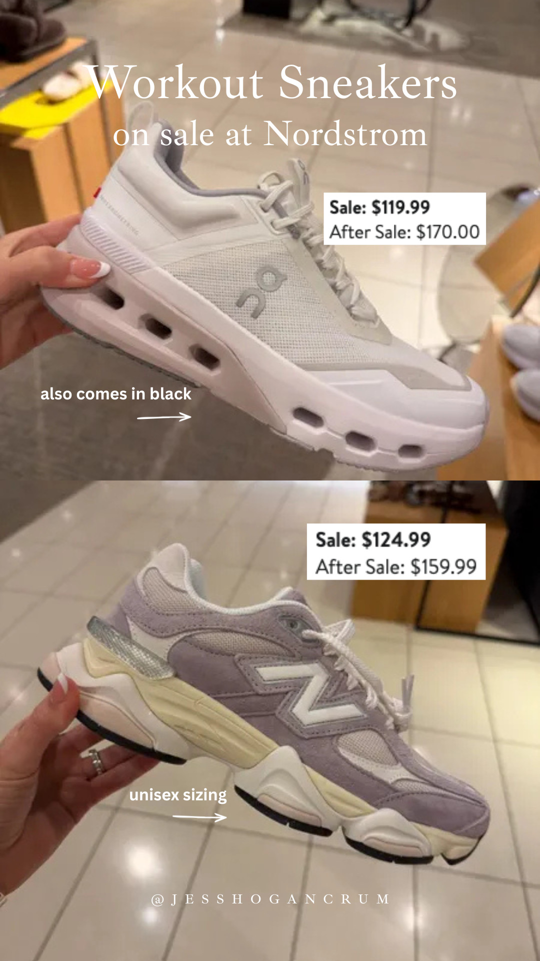 workout sneakers on sale at Nordstrom! 

unisex new balance shoes, N sale, Nordstrom sale, On clouds tennis shoes, Jess Crum

#LTKSeasonal #LTKActive #LTKSaleAlert