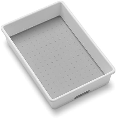 madesmart Classic 9.75" x 6.75" Bin - White | CLASSIC COLLECTION | Soft-grip Lining and Non-slip ... | Amazon (US)
