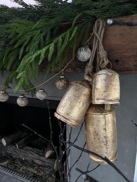 I love these oversized vintage gold bells. Comes as a set of 3

#LTKSeasonal #LTKhome #LTKHoliday