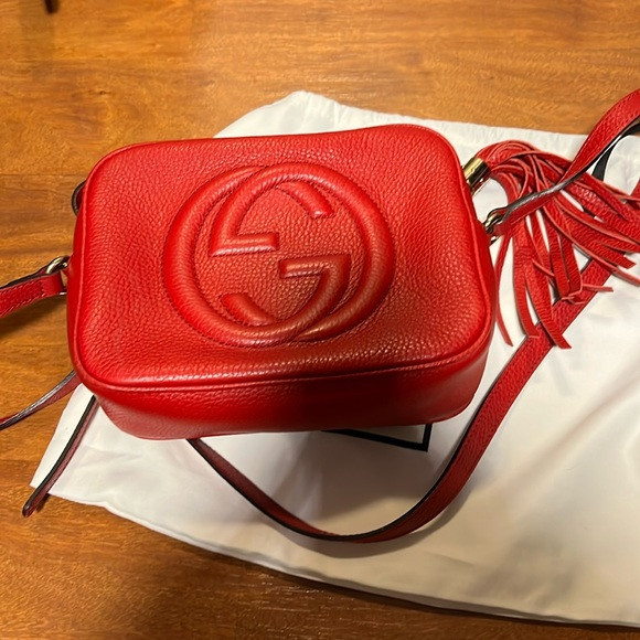 Gucci Soho Disco Red Crossbody | Poshmark