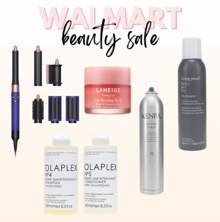 Walmart beauty sale! Dyson air wrap, living proof texture spray, lip mask, olaplex, beauty products 

#LTKbeauty #LTKsalealert #LTKfindsunder50