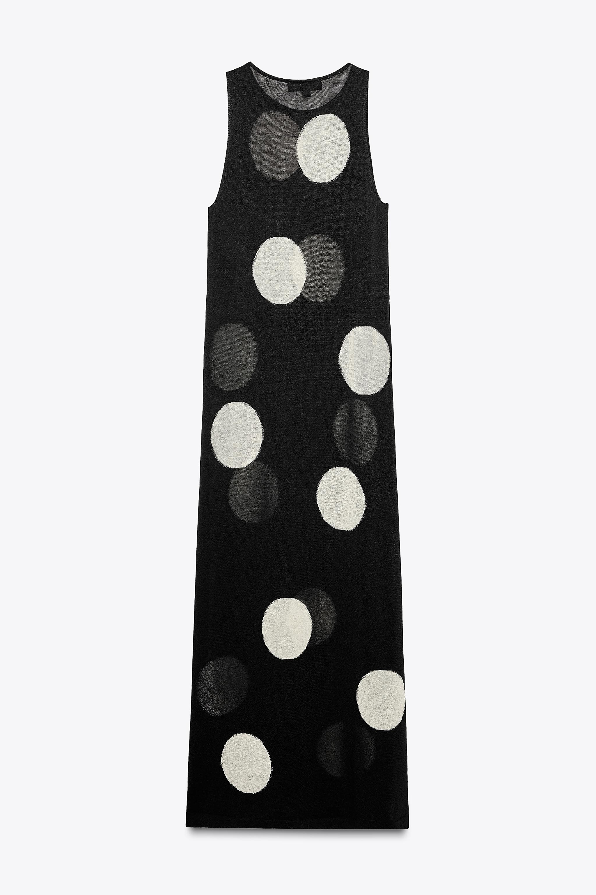 DOTTED KNIT MAXI DRESS | Zara US