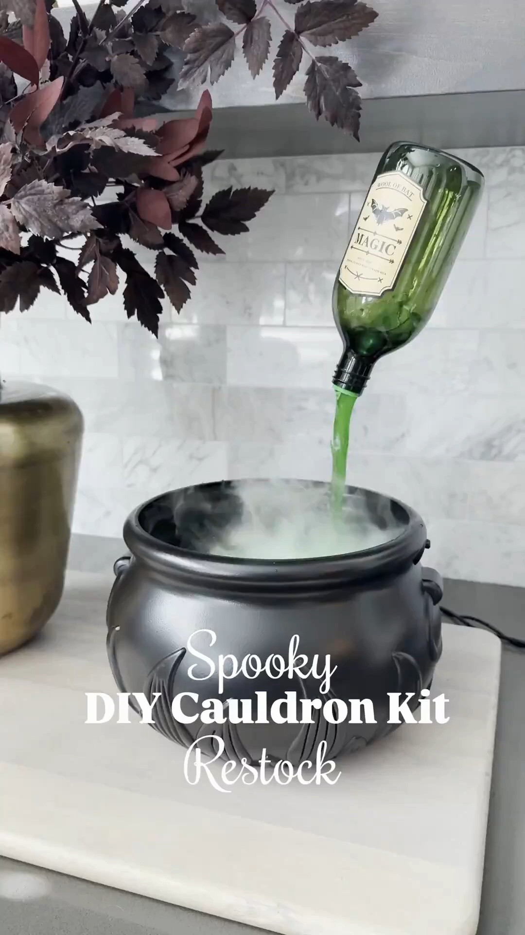 The smoking cauldron kit comes with everything you need and was really simple to set up! 💚🖤

Halloween decorations, bubbling cauldron, viral Halloween decor, Amazon Halloween, witch decor, Harry Potter party, Harry Potter decor, magic Halloween party

#LTKSeasonal #LTKHome #LTKdayinmylife