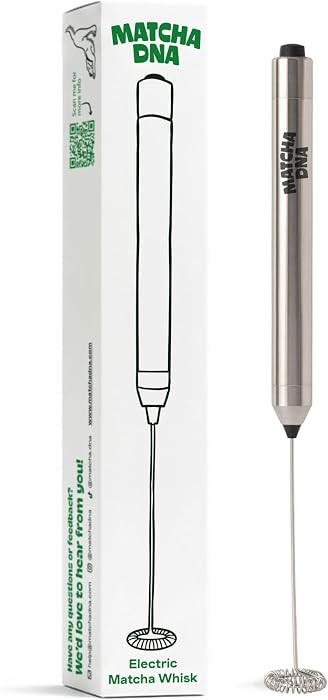Matcha DNA Handheld Milk Frother Wand, Electric Stainless Steel Whisk Mixer | Amazon (US)