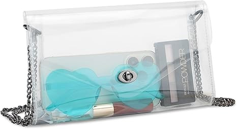 Oweisong Fashion Clear Crossbody Purse Gift for Women Cute See Through Shoulder Bag Stadium Appro... | Amazon (US)