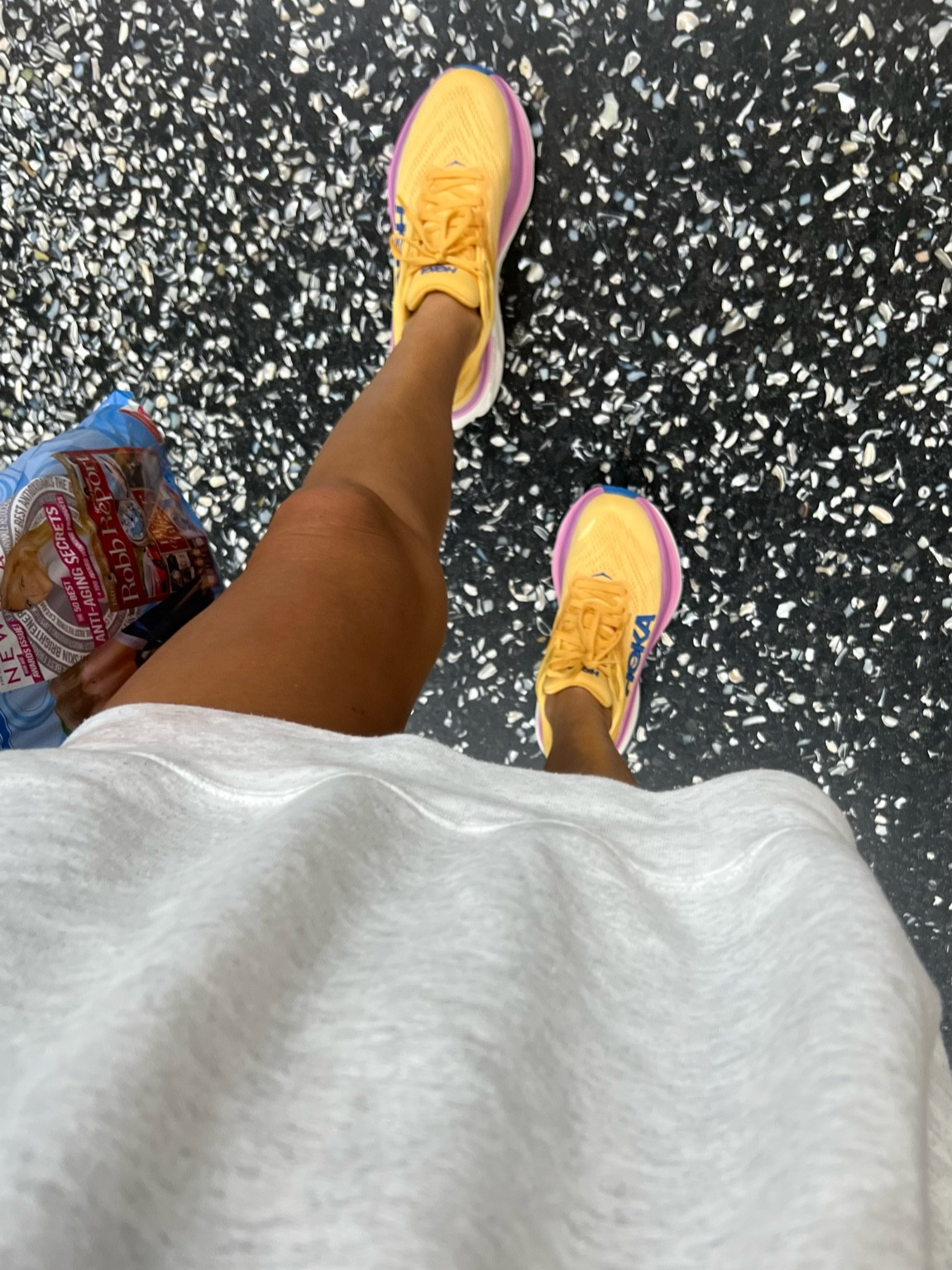 Travel day OOTD ✈️ got my first pair of Hokas and they are 10/10 🙌🏼 this oversized sweatshirt is my fav and under $15! I size way up to XL. 

Travel style; casual style; mom style; airport style; Hoka; sneakers; travel outfit; Amazon fashion 

#LTKshoecrush #LTKstyletip #LTKtravel