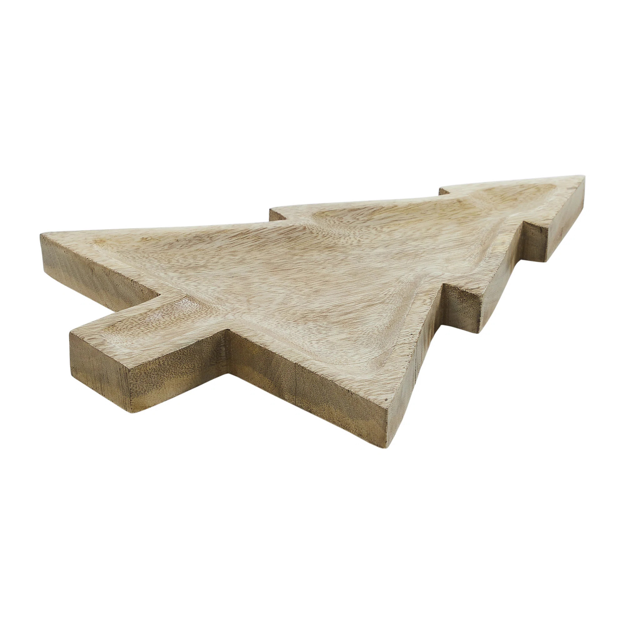 Tree-Shaped Natural Wooden Decorative Tray 13.75x10.5x1 | Wayfair North America