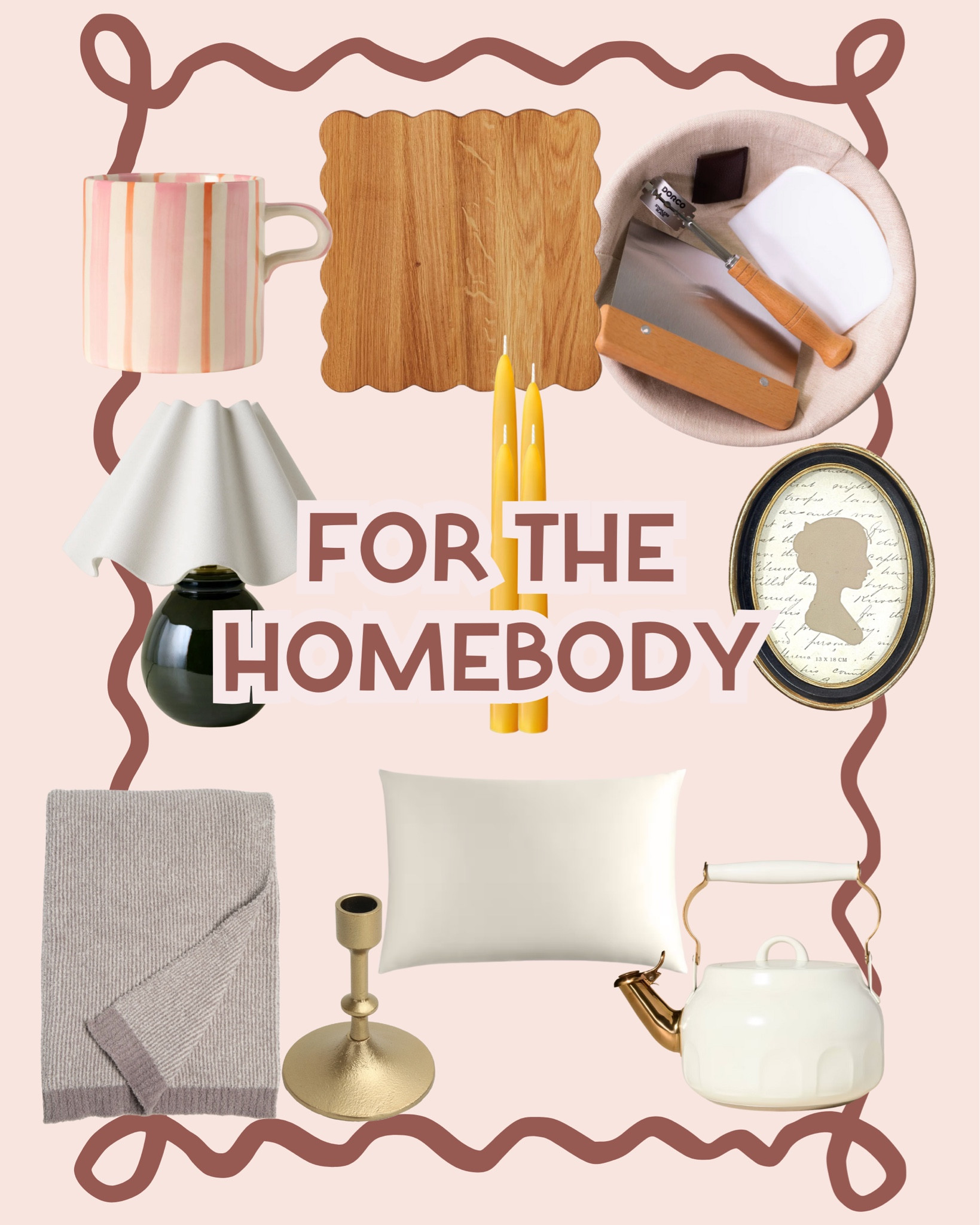 Gift ideas for the homebody who lights candles, fluffs pillows, and makes every space feel like home. From a microstripe blanket to a vintage picture frame, these gifts are perfect for creating a soft, inviting space

#LTKCyberWeek #LTKGiftGuide