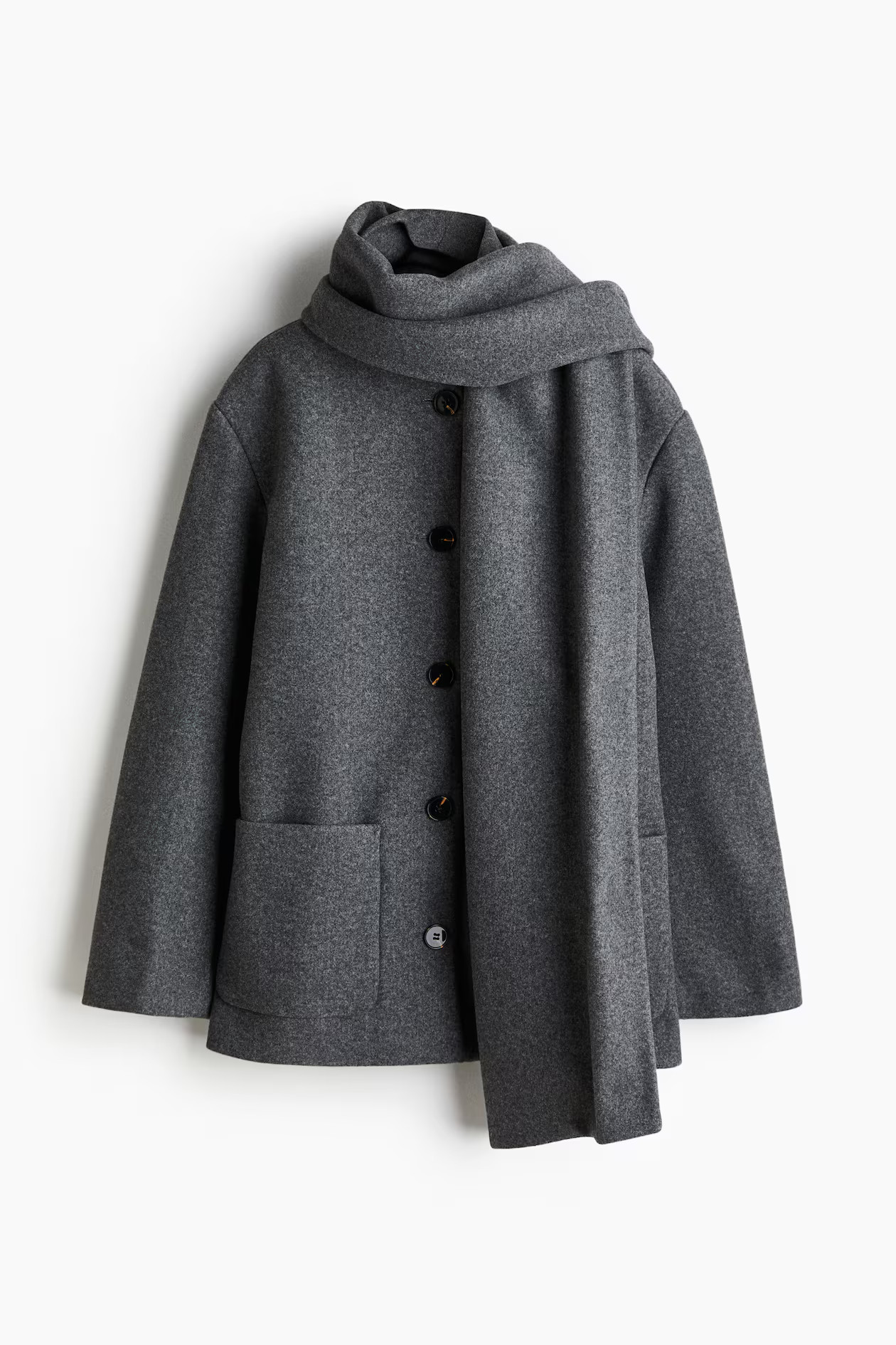 Scarf-detail coat | H&M (UK, MY, IN, SG, PH, TW, HK)