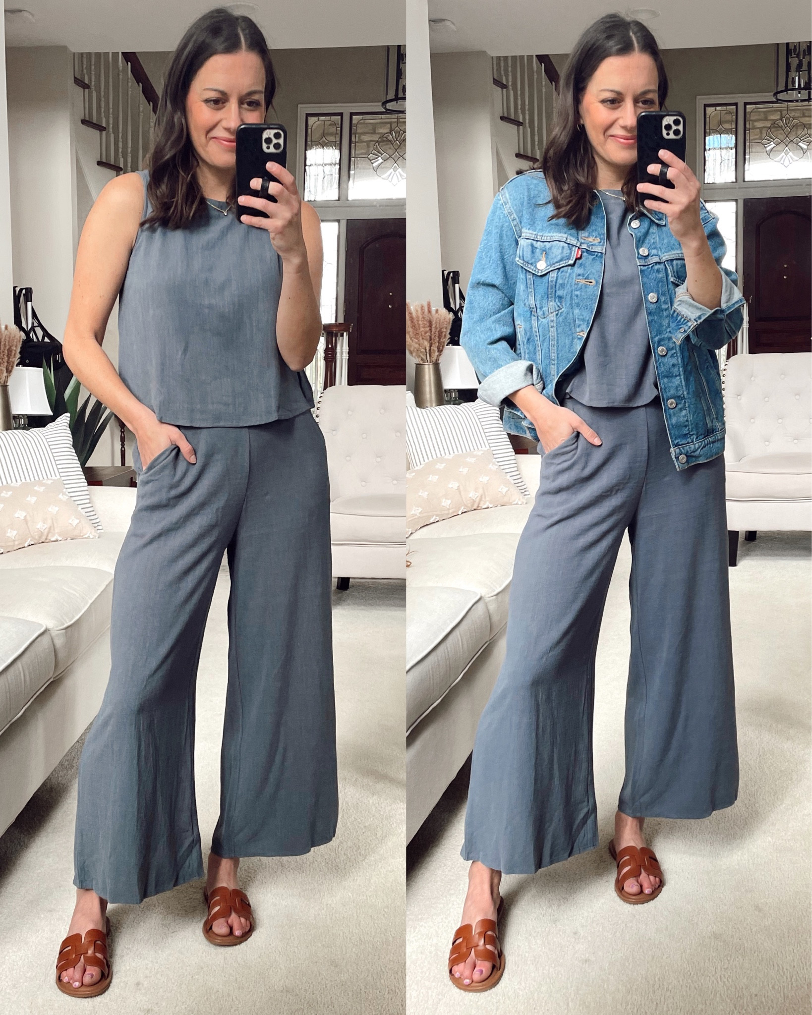 Amazon matching set! This set runs true to size - I’m in the small and I am 5’4”. Super soft, thick material so it is not see through. 

Vacation outfit, amazon jumpsuit, amazon set, resort wear



#LTKSeasonal #LTKstyletip #LTKunder50