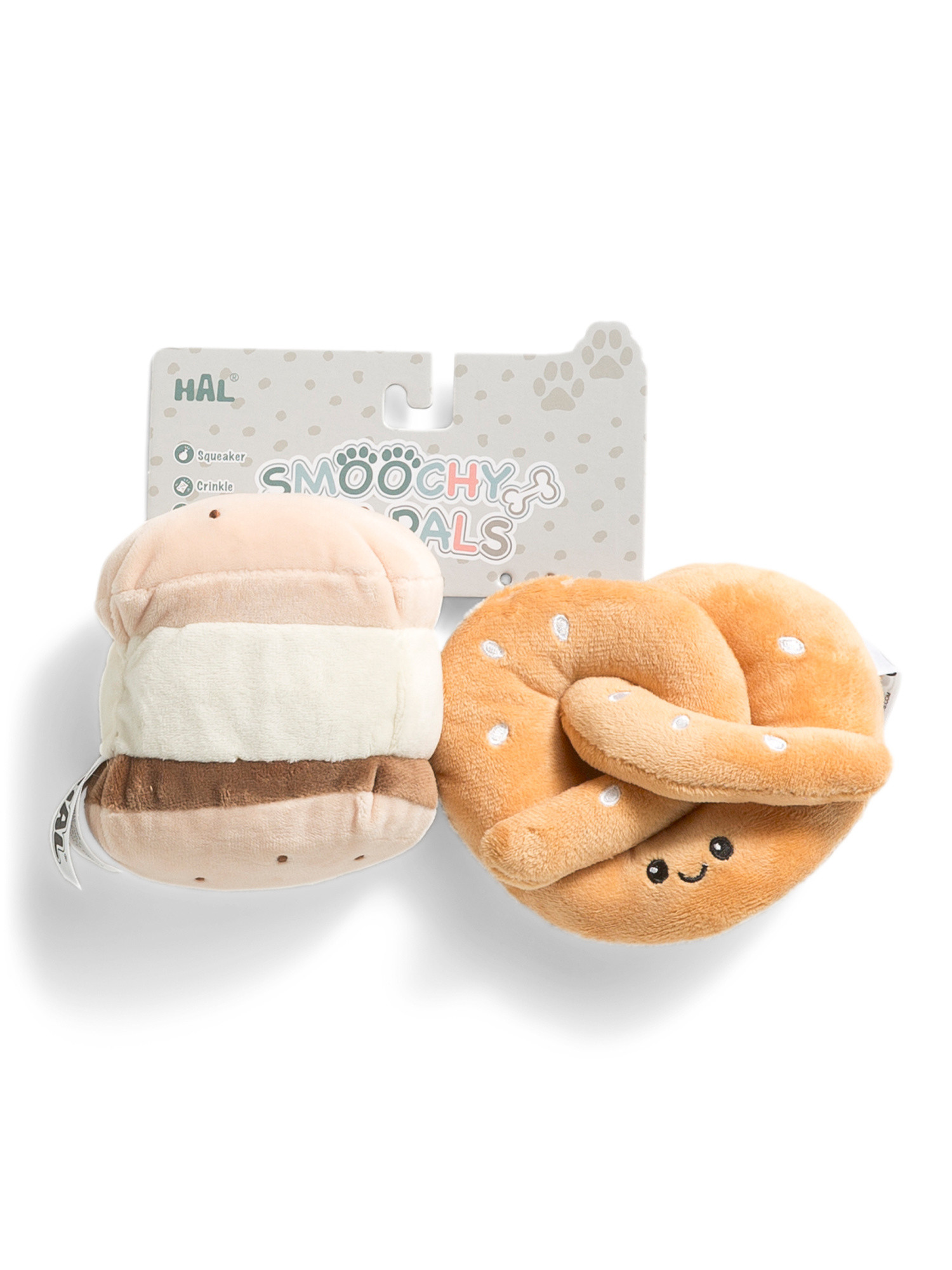 2pk Pretzel And Smore Pet Toys | TJ Maxx