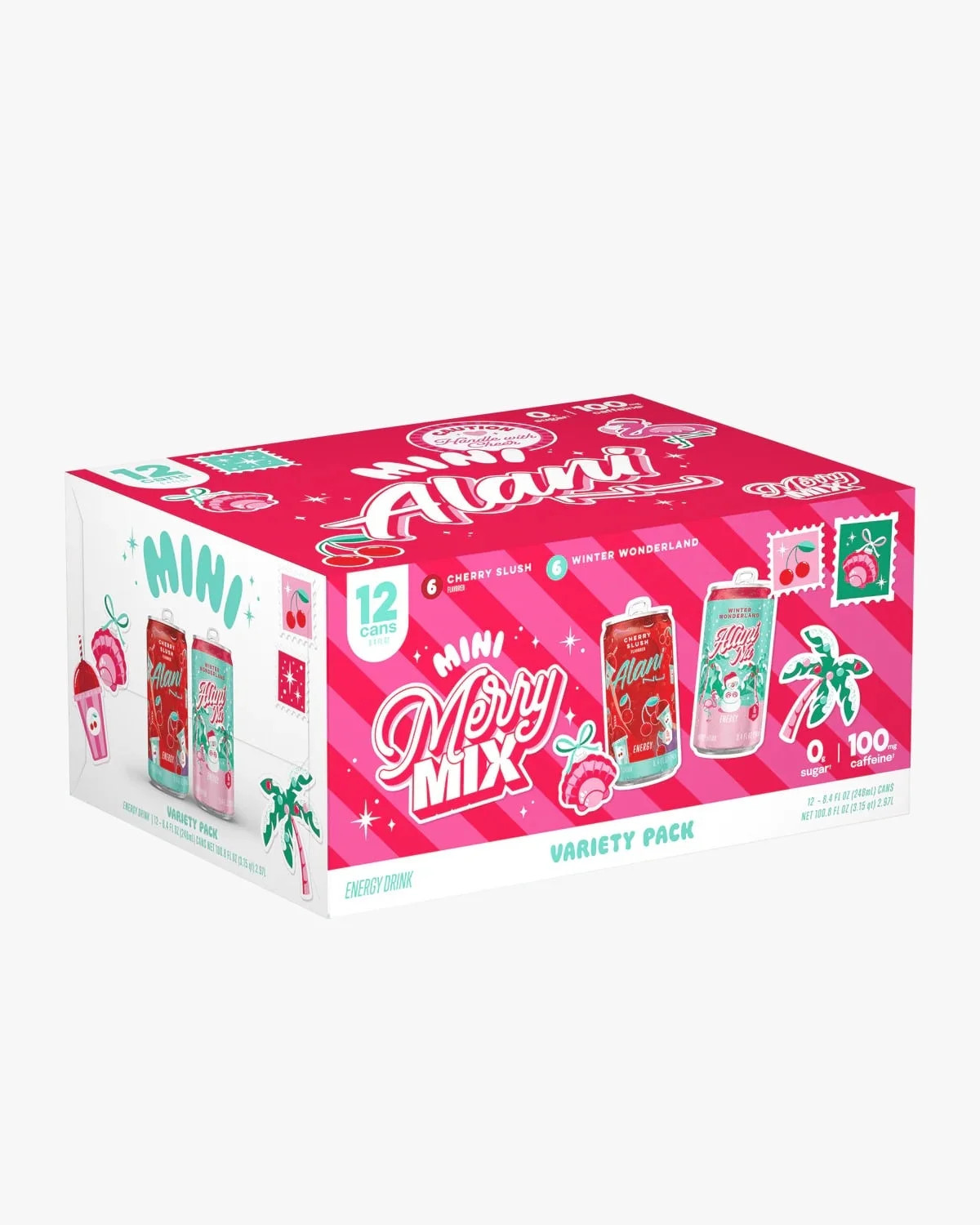 Alani Mini Energy winter wonderland and cherry slush 08 oz 12pk | Walmart (US)
