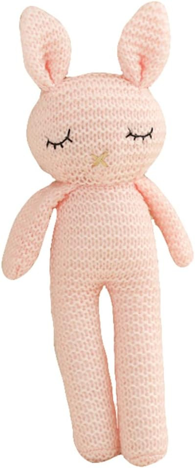 YORTOOB Easter Knitted Bunny Plush Rabbit Toy Doll Kitting Filling Toy Cartoon Toy Gift for Kids ... | Amazon (US)