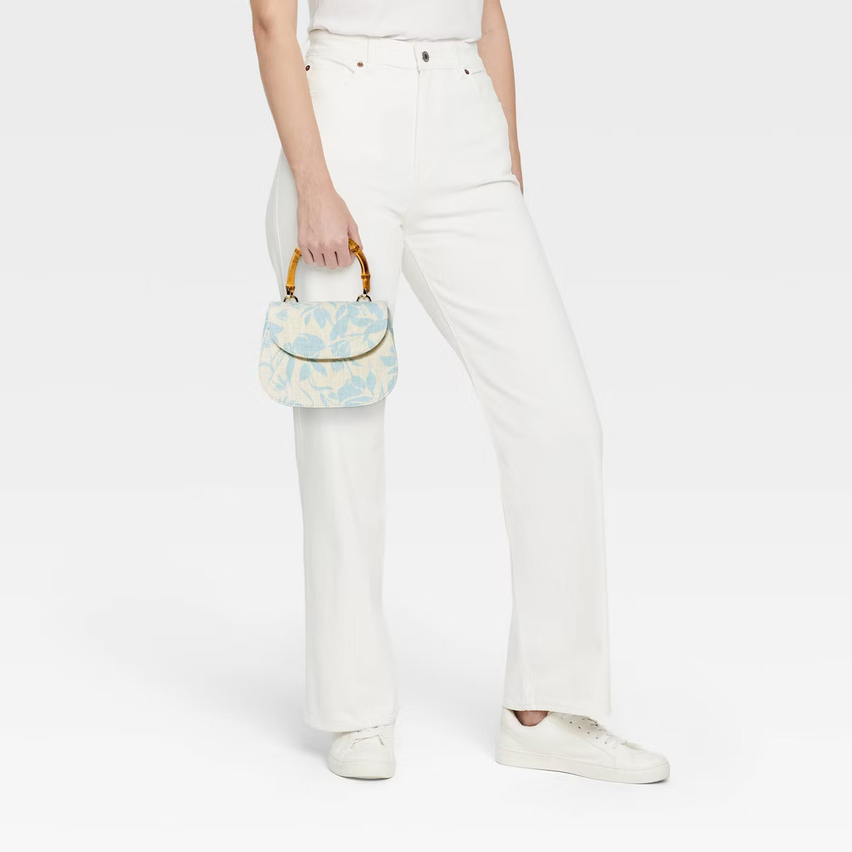 Bamboo Top Handle Handbag - A New Day™ | Target